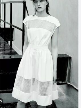 Antoinette Poplin Midi Dress S
